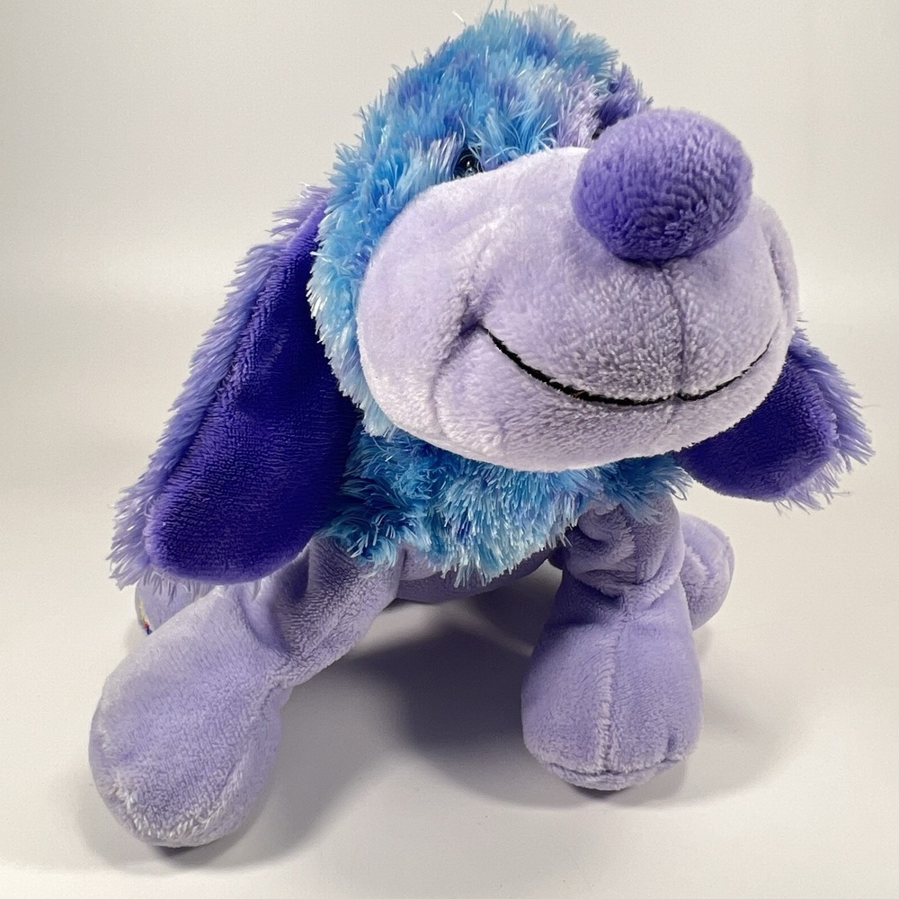Webkinz Retired Blueberry Cheeky Dog Plush HM443 Ganz‎ No Code Stuffed Animal